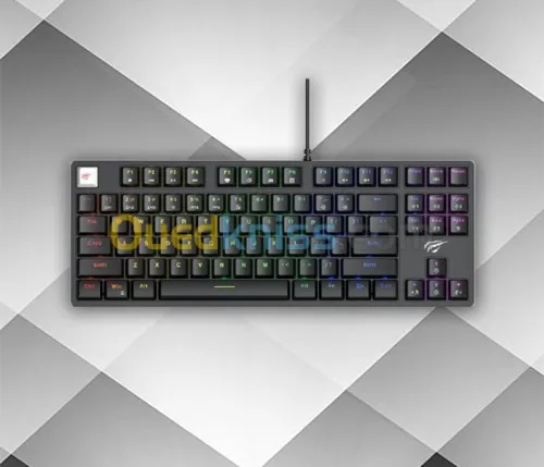 HAVIT GAMENOTE KB890L RGB / BLUE SWITCH 65% / MECHANICAL GAMING KEYBOARD / WIRED