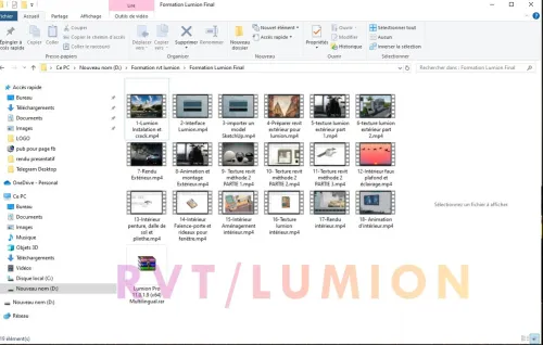 Formation REVIT/LUMION