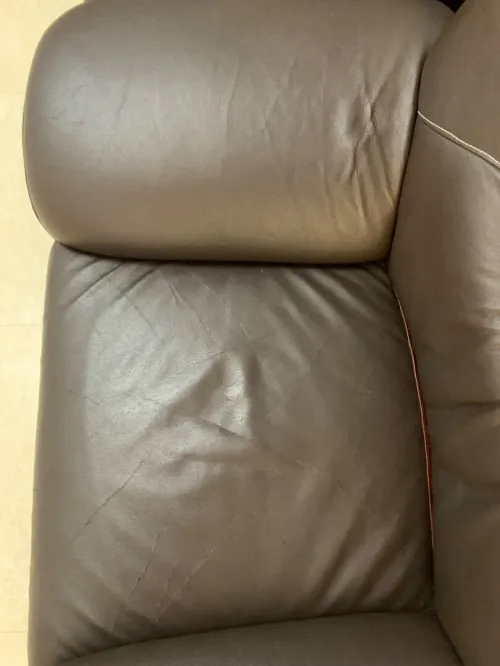 Fauteuils cuir de vachette
