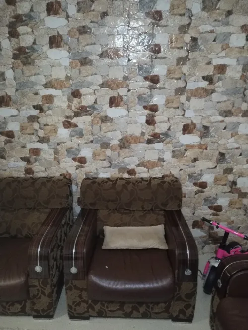Salon demi en cuire
