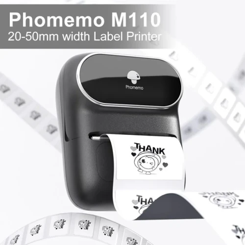 Imprimante thermique d'étiquettes Phomemo M110 - طابعة ملصقات