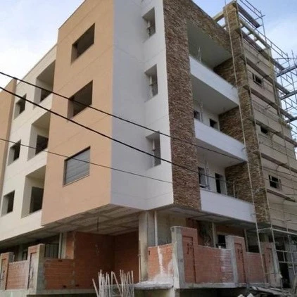 Peinture du Façade en monocouche 