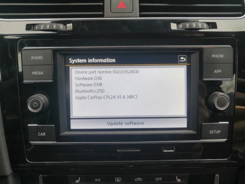 Autoradio Original Golf7 Bluetooth OPS CARPLAY