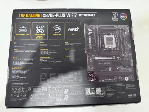 Asus tuf x870e plus Wifi 7