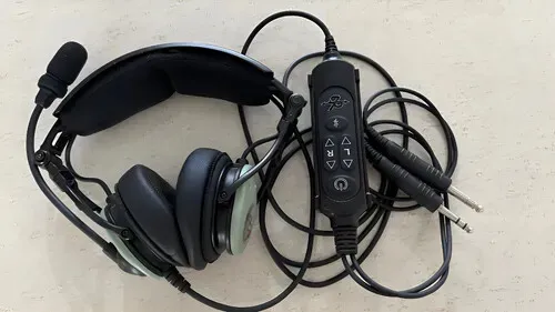 Casque Avion dual plug GA ANR