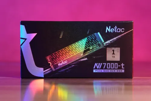 Offre Imbattable Netac NV7000-T SSD 1TB M.2 PCIe Gen4 Ultra Rapide 7400MB/s PC Gamer