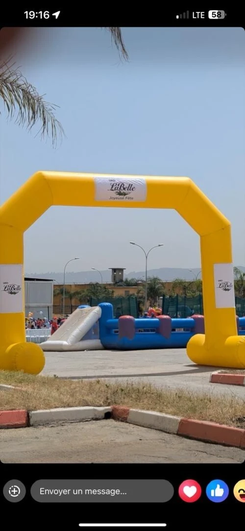 fabrication et location des structures gonflables