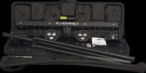 Algam Lighting FLORIDA BAR II projecteurs et FX 4-en-1 sur pied