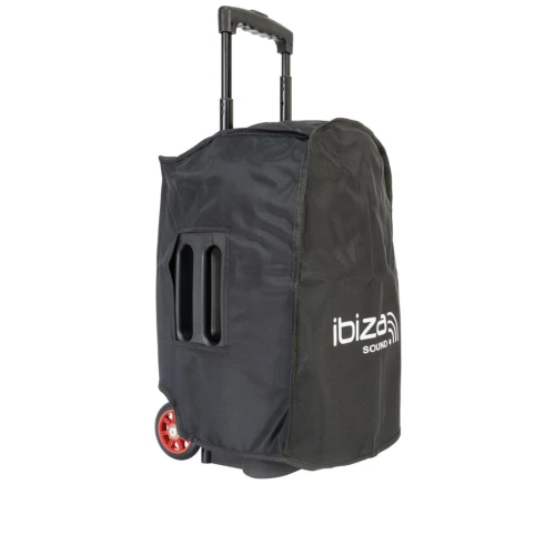 SYSTÈME DE SONORISATION PORTABLE 12”/30CM AVEC USB-MP3, REC, VOX, BLUETOOTH, 2 MICROS UHF - BLANC