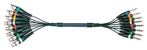Yellow Cable  8 jack stéréo 8 xlr fem 3 m