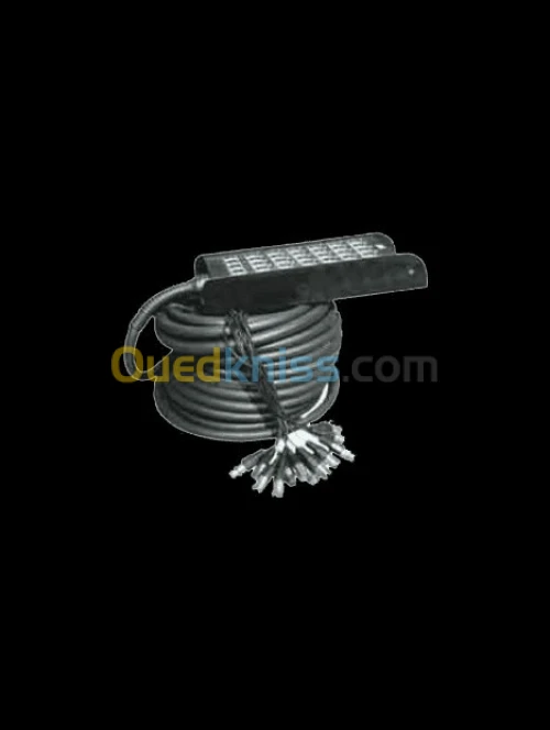 Multipaire 24 départs XLR mâle  4 retours XLR femelle de 10 mètres