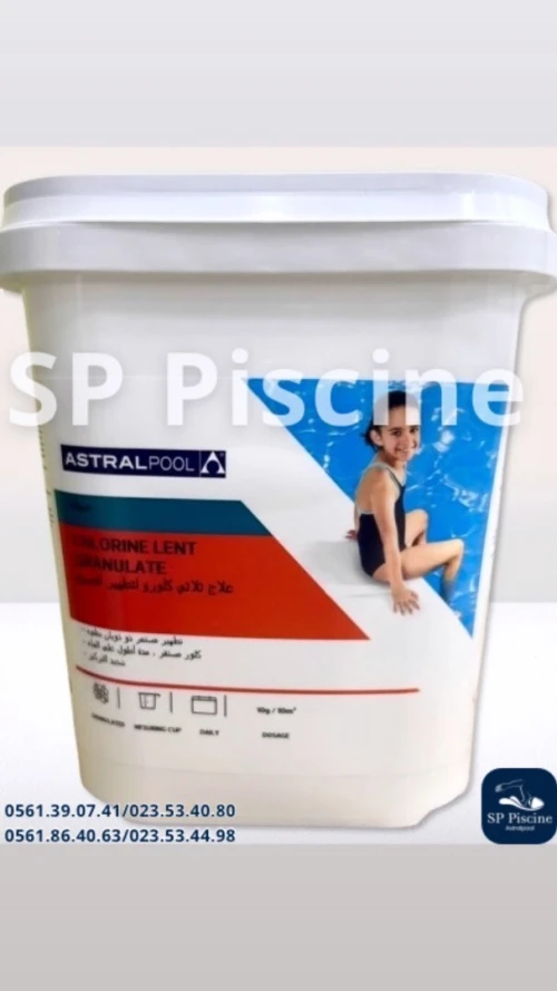 CHLORE LENT GRANULE 90 % 