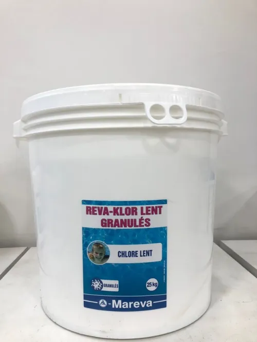 Chlore lent granulé 25kg Mareva