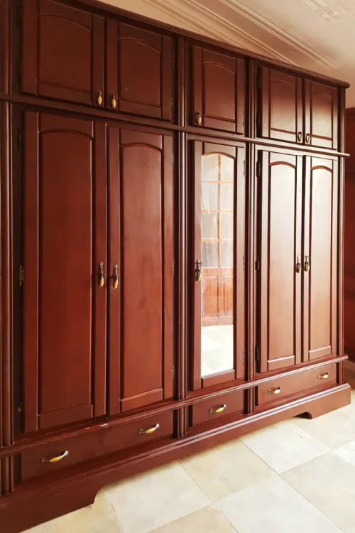 Armoire 5 portes avec miroir