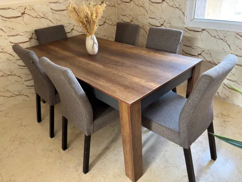 Table de salon + 6 chaises