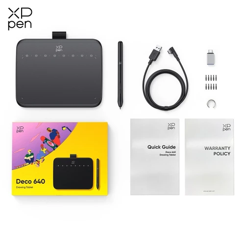 XPPEN deco 640 7*4inch tablette graphique design