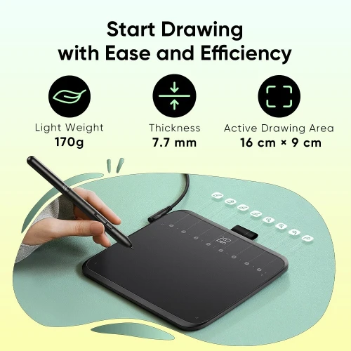 XPPEN deco 640 7*4inch tablette graphique design