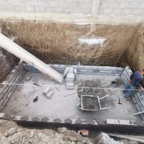 Travaux de réalisation des bâches à eaux