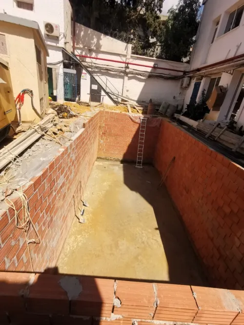 Travaux de réalisation des bâches à eaux