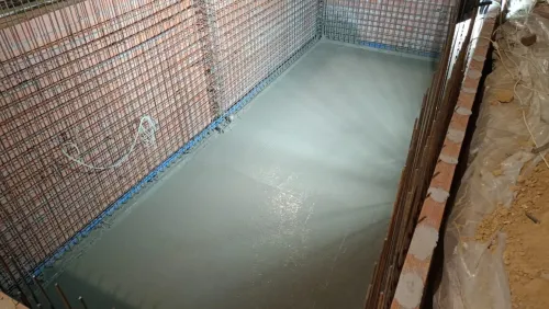 Travaux de réalisation des bâches à eaux