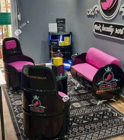 Baril decoration chaise , table , comptoir , caisse , pouf , fauteuil .. ect