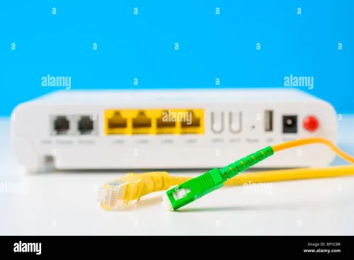 Câble modem fibre optique