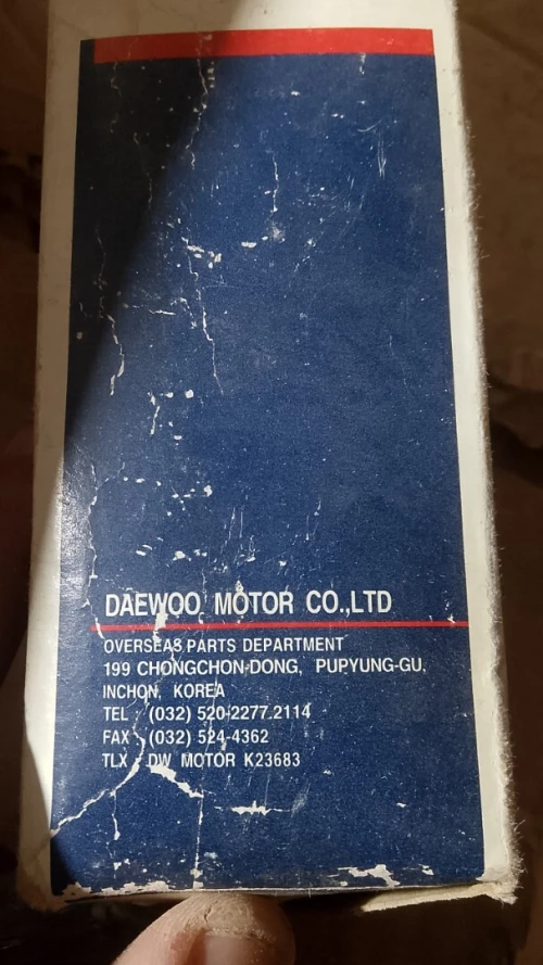 Tondeur synchronisation Daewoo cielo