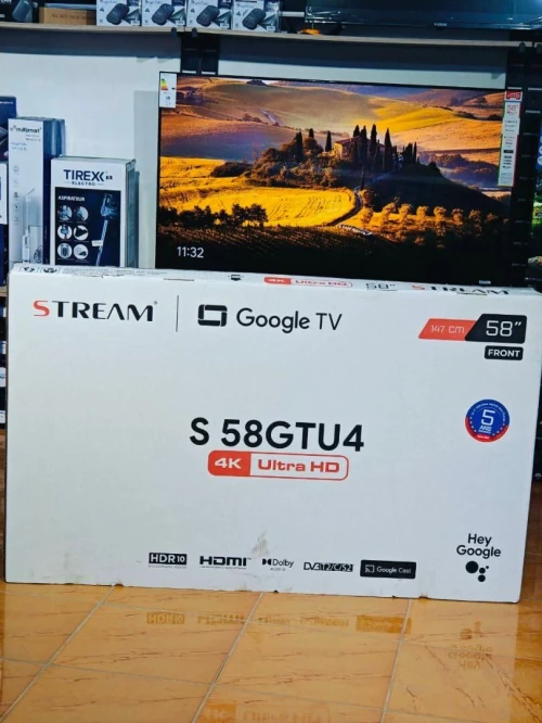 Tv stream 58 pouces 4k UHD système Android tv 14