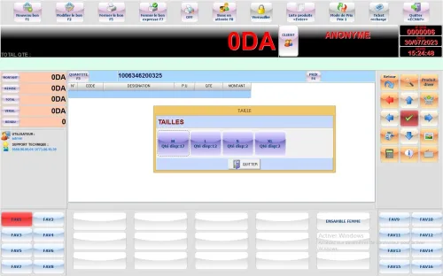 Logiciel de gestion magasin habillement 