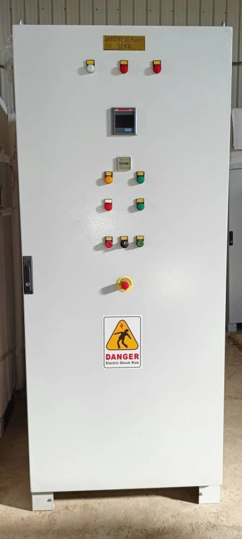 Etude, Câblage ..  Armoire de pompe ( pompage) avec démarreur progressif jusqu'à 560KW