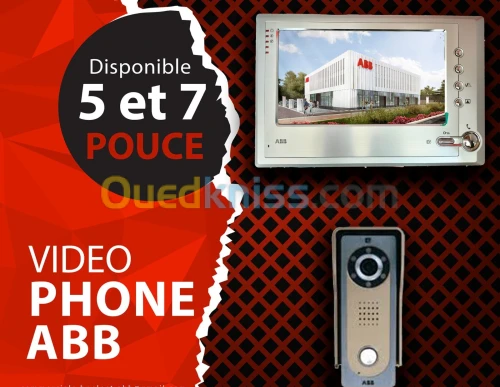 Vidéophone ABB Simple  5 pouce et 7 pouce 