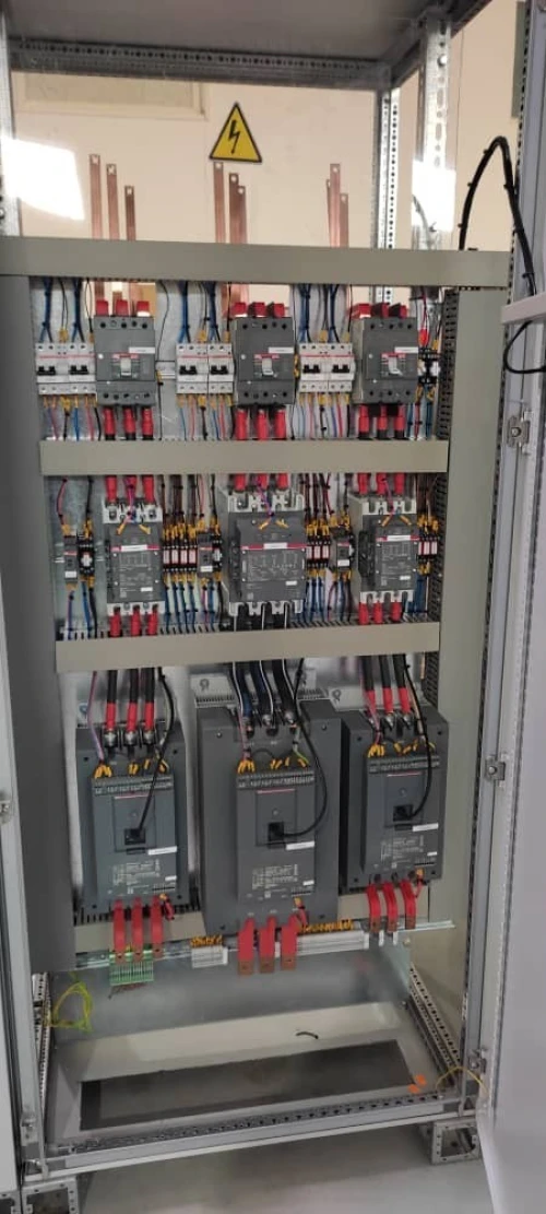 Etude, Câblage ..  Armoire de pompe ( pompage) avec démarreur progressif jusqu'à 560KW