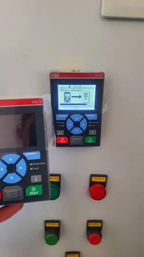 Projet: Station d'épuration des eaux usées (STEP) 3x200KW Démarreur Progressif ABB Automate SIEMENS
