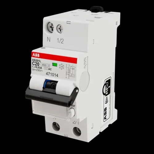 Disjoncteur Différentielle incorporé ABB 1P + N DS201