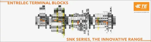 Blocs de jonction Borniers gamme ENTRELEC SNK   TE CONNECTIVITY 