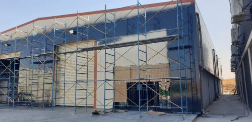 Peinture industrielle sur panneaux sandwichs