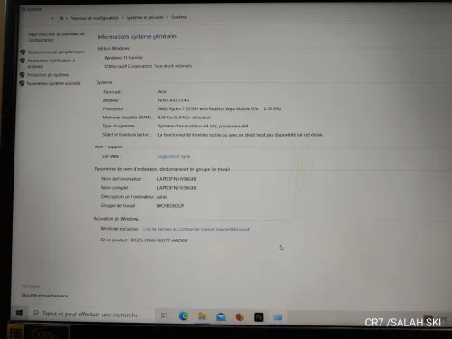 Laptop gaming Acier nitro 515-43 