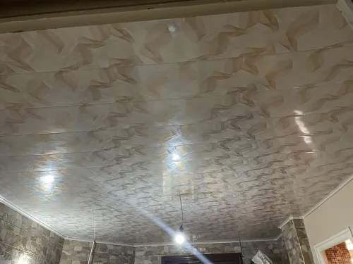 Faux plafond PVC cuisine douche toilette avec BA13