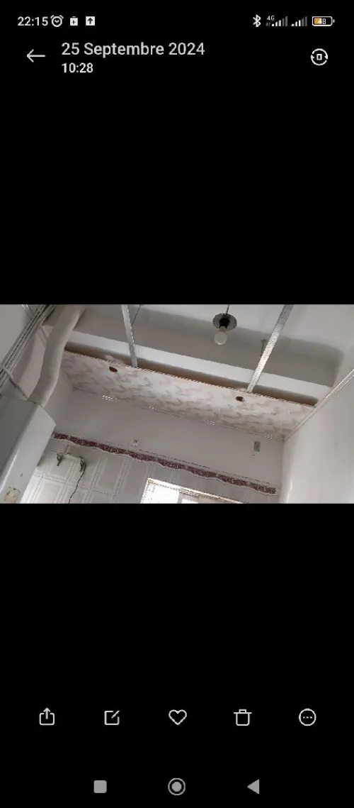 Faux plafond PVC Cuisine Douche Toilette Avec BA13