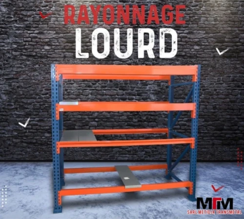 Rayonnage en métal, Étagère métallique, Élément en métal 