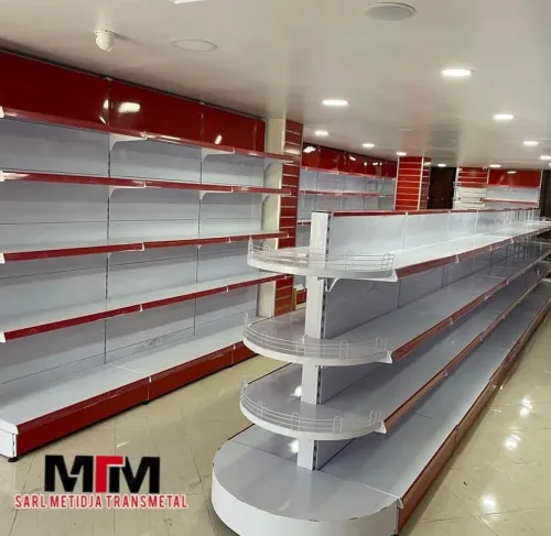 Rayonnage métallique / Rayonnage Supérette / Rayonnage Étagère / Rayonnage Magasin / Rayonnage lourd