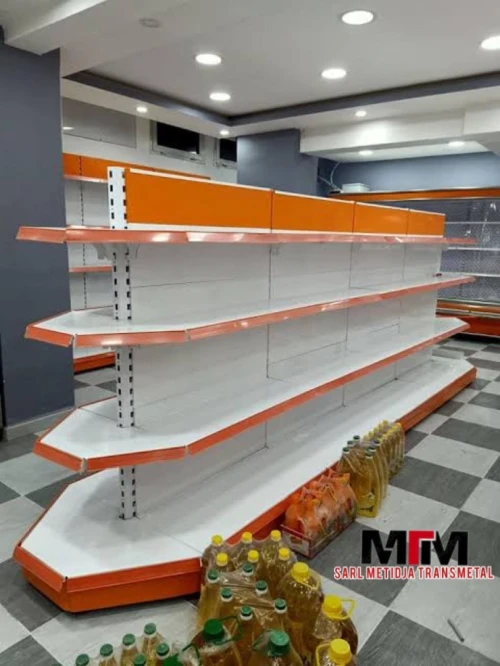Rayonnage métallique / Rayonnage Supérette / Rayonnage Étagère / Rayonnage Magasin / Rayonnage lourd