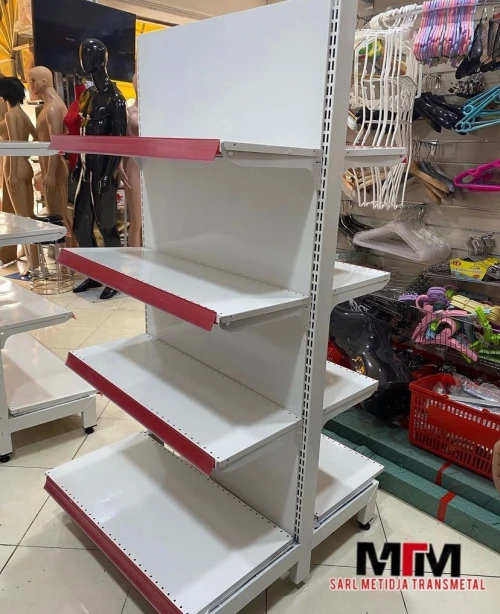 Rayonnage métallique / Rayonnage Supérette / Rayonnage Étagère / Rayonnage Magasin / Rayonnage lourd