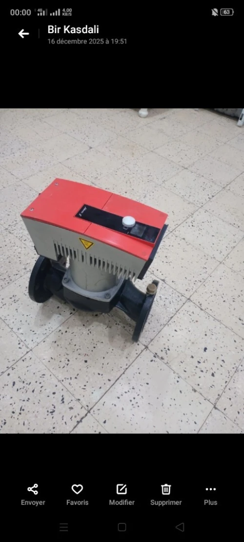 Pompe accélérateur chauffage