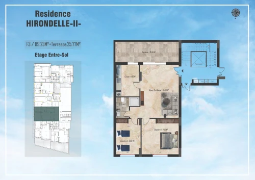 Vente Appartement F3 Alger Dely brahim