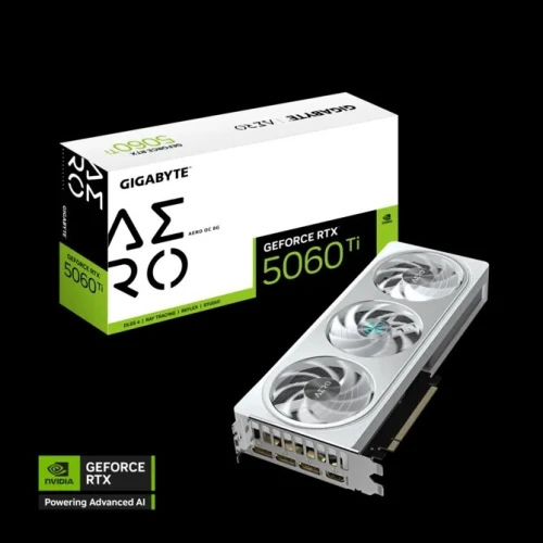 CARTE GRAPHIQUE GIGABYTE GeForce RTX 5060 Ti AERO OC 8G