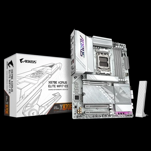 CARTE MERE AORUS X870E ELITE WIFI7 ICE AM5