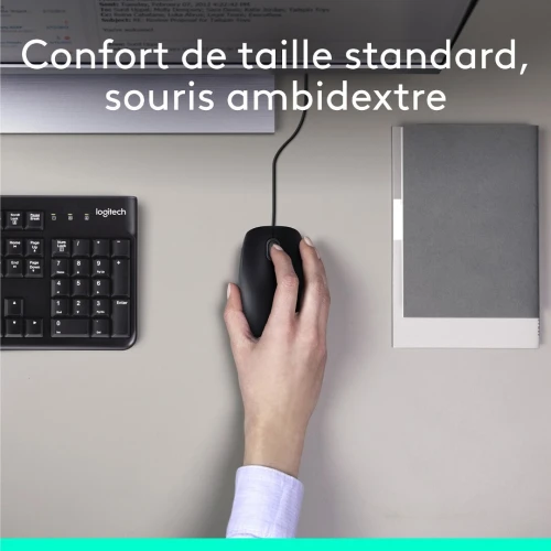 LOGITECH CLAVIER SOURIS MK120 USB (COMBO)