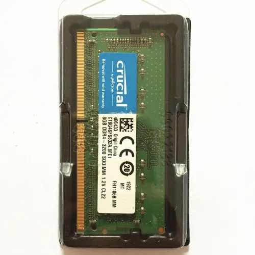 RAM CRUCIAL 08GB DDR4 3200MHZ SODIMM LAPTOP