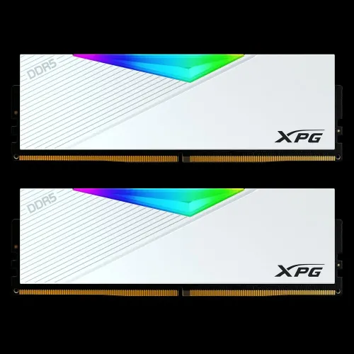 RAM XPG DDR5 LANCER RGB 16GB 6400MHZ WHITE (UNIQUEMENT EN CONFIGUE لا تباع وحدها)